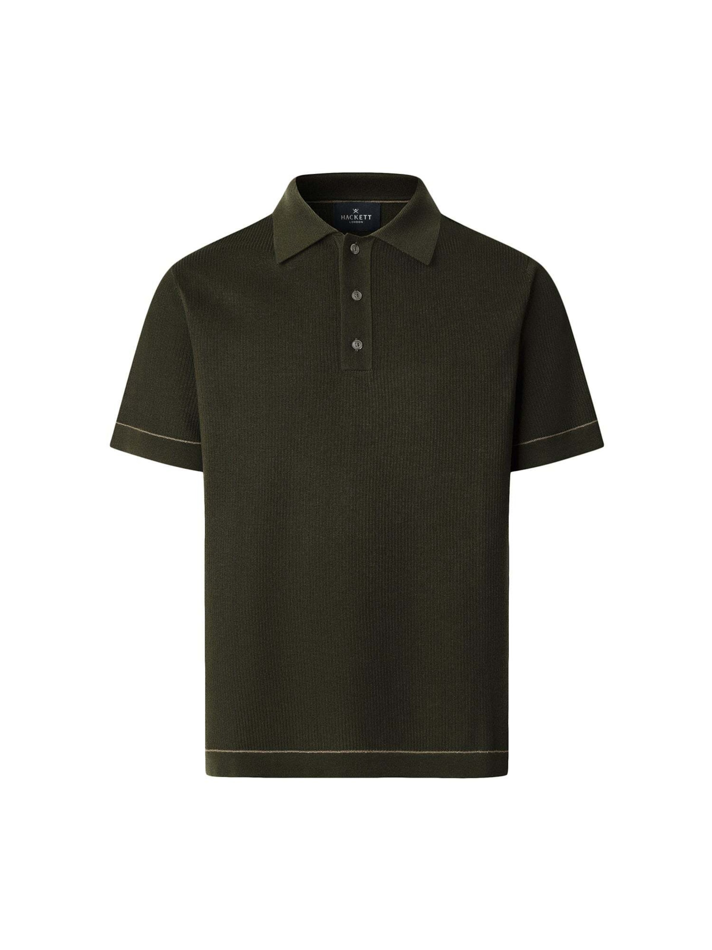 Hackett London Poloshirt in Grün: Vorderseite