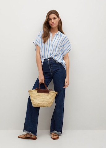 MANGO Blouse in Blue