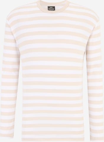 T-Shirt MADS NORGAARD COPENHAGEN en beige : devant