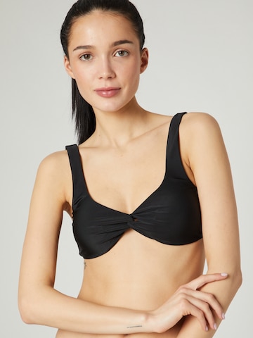 Guido Maria Kretschmer Women Minimiser Bikini Top 'Mariel' in Black: front