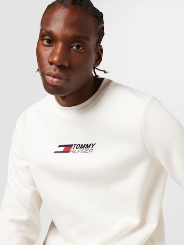 Tommy Hilfiger Sport Αθλητική μπλούζα φούτερ σε λευκό