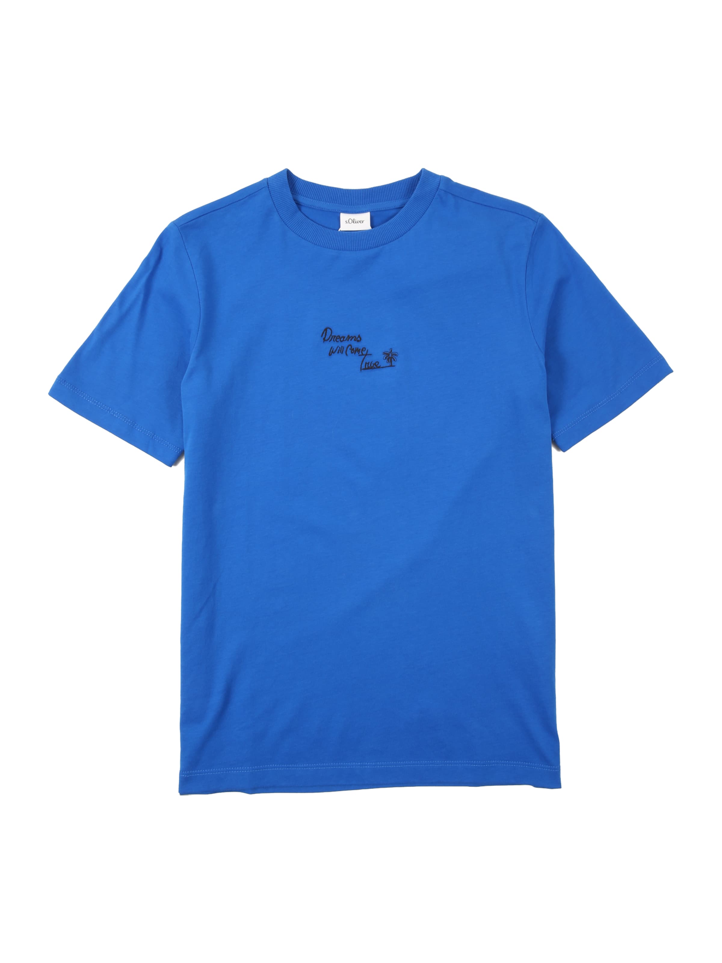 Tricou de la s.Oliver pe albastru: față