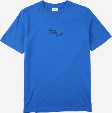 Tricou de la s.Oliver pe albastru: față