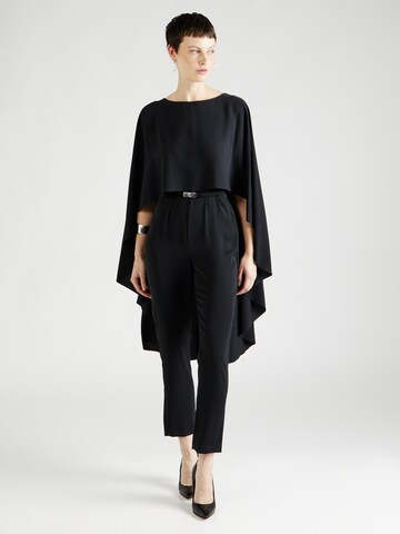 Tuta jumpsuit di Lauren Ralph Lauren in nero: frontale