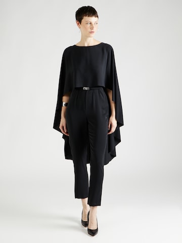 Tuta jumpsuit di Lauren Ralph Lauren in nero: frontale