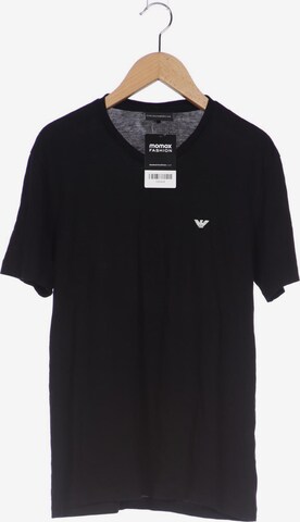 Emporio Armani T-Shirt S in Schwarz: predná strana