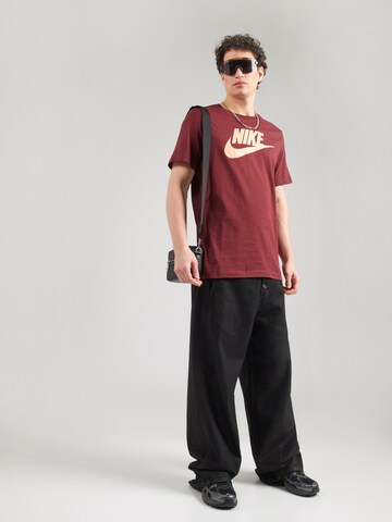 Nike Sportswear Klasický střih Tričko 'FUTURA' – červená