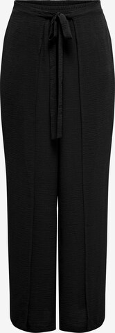 JDY Szeroka nogawka Spodnie 'Divya' w kolorze czarny: przód