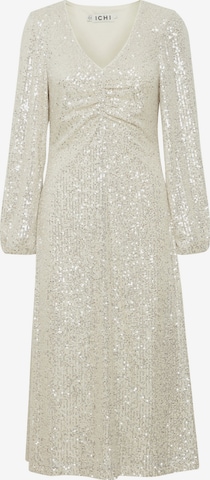 Robe ' Fauci' ICHI en beige : devant