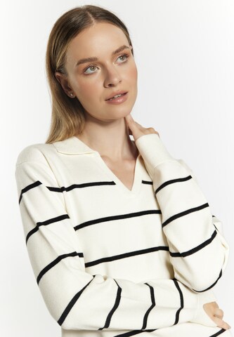 DreiMaster Klassik Sweater in White