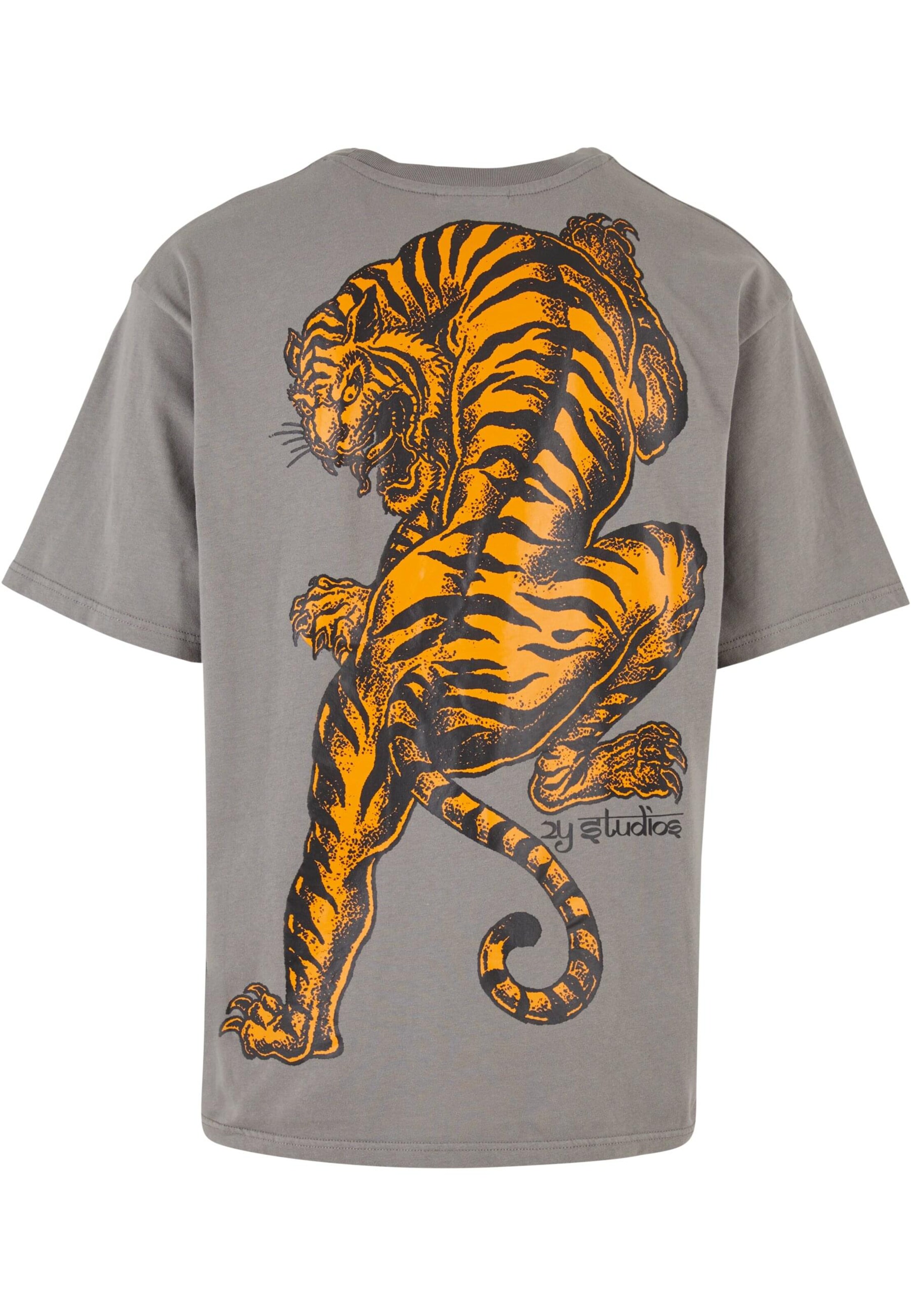 2Y Studios Shirt 'Tiger' in Grijs