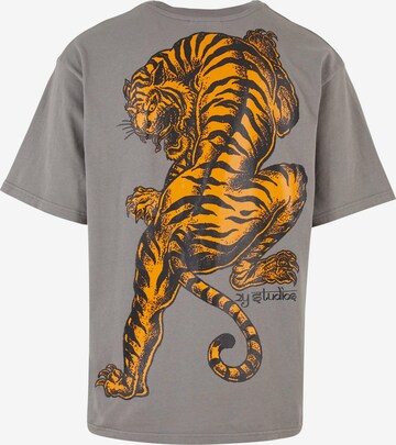 2Y Studios T-Shirt 'Tiger' in Grau