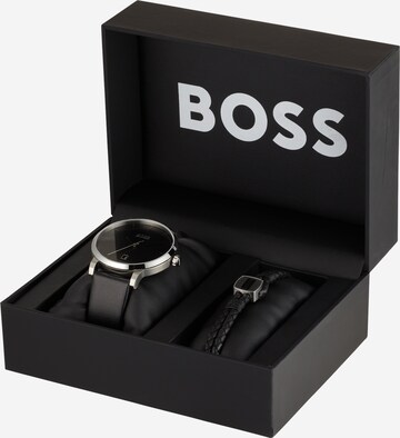 Ceas analogic 'CONFIDENCE' de la BOSS Black pe negru