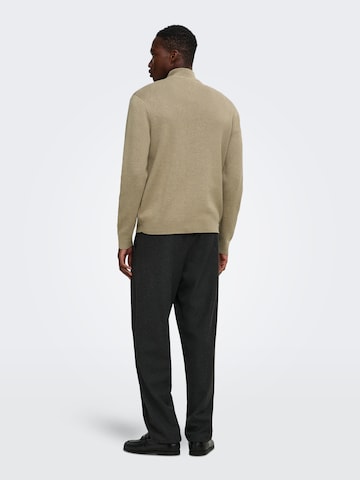 Only & Sons Sweater 'ONSTING' in Grey