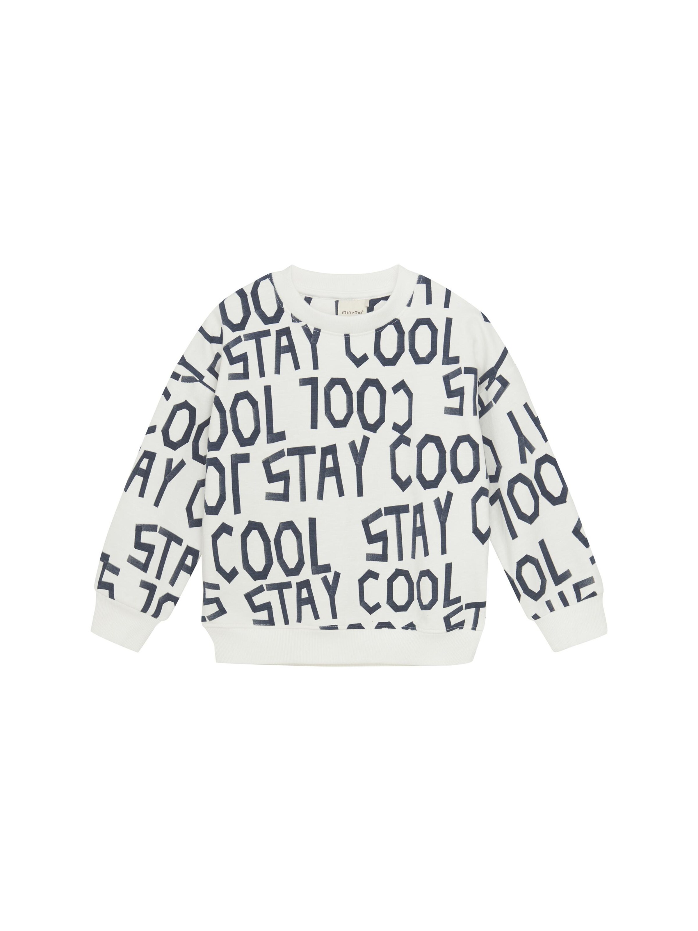 Pullover ' MISweatshirt LS AOP ' di MINYMO in bianco: frontale