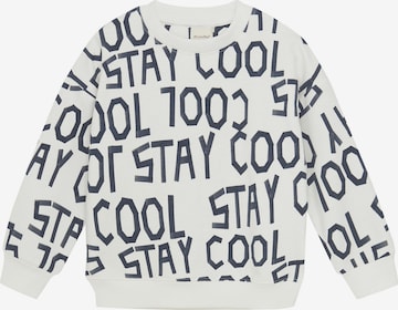 MINYMO - Pullover ' MISweatshirt LS AOP ' em branco: frente