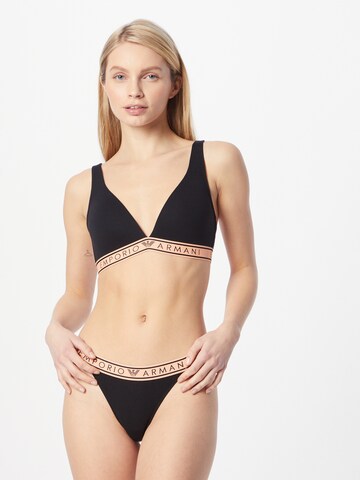 Emporio Armani String in Schwarz