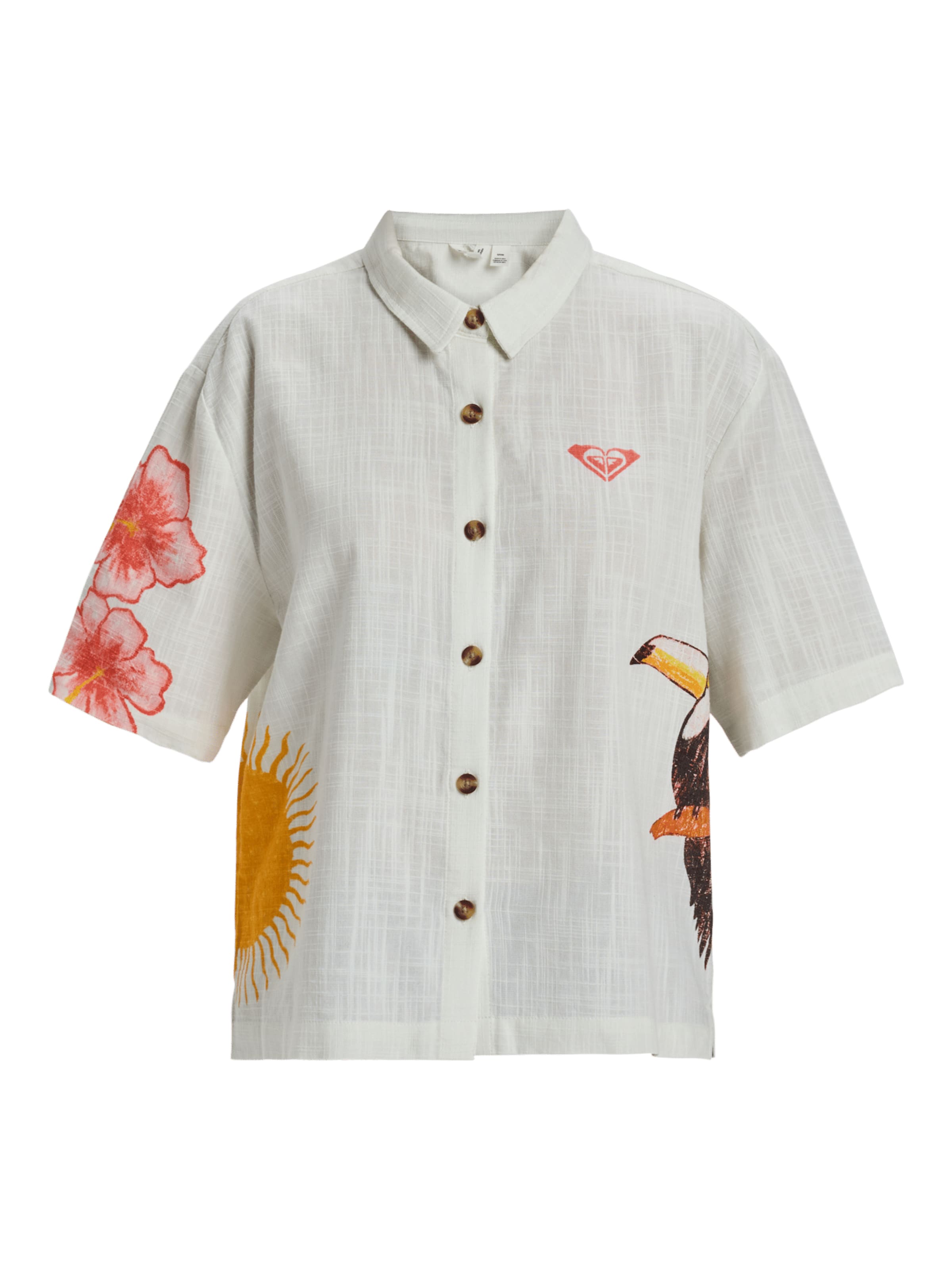 Chemisier ROXY en blanc : devant