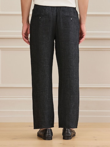 Loosefit Pantalon chino 'Signature Heritage' Next en noir