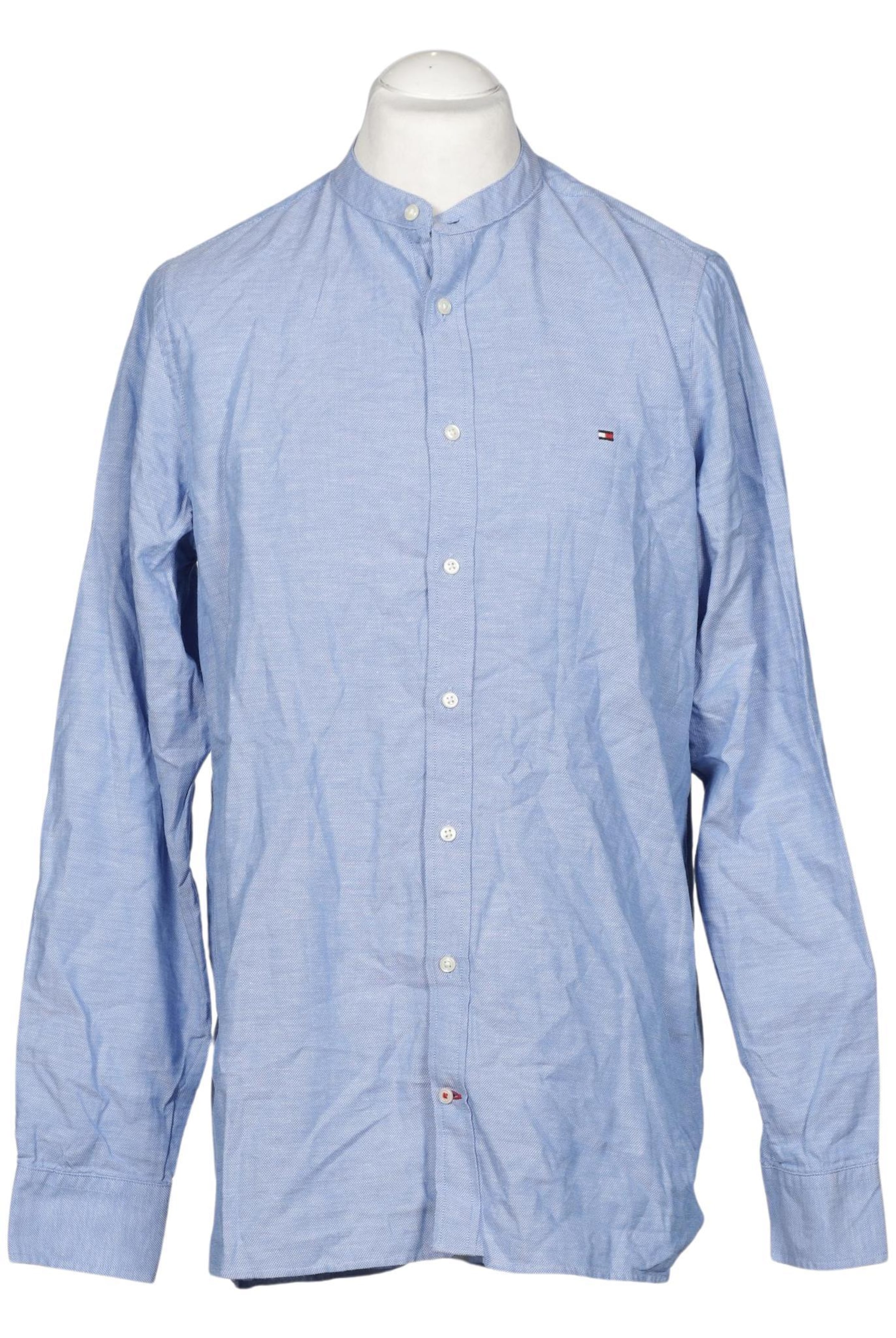 TOMMY HILFIGER Button Up Shirt in L in Blue: front