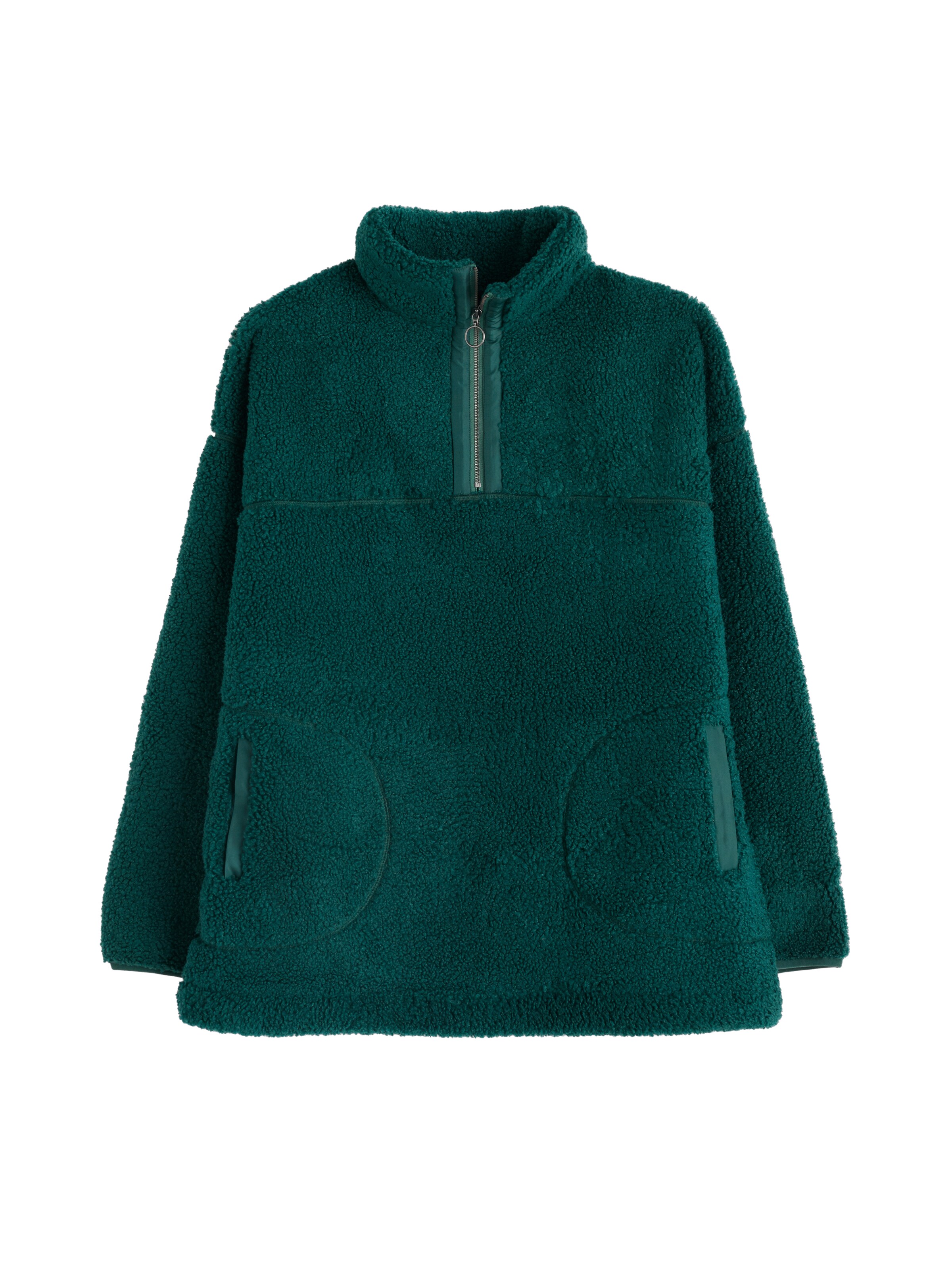 Seasalt Cornwall Fleecetakki 'Barnaloft' värissä vihreä: etupuoli