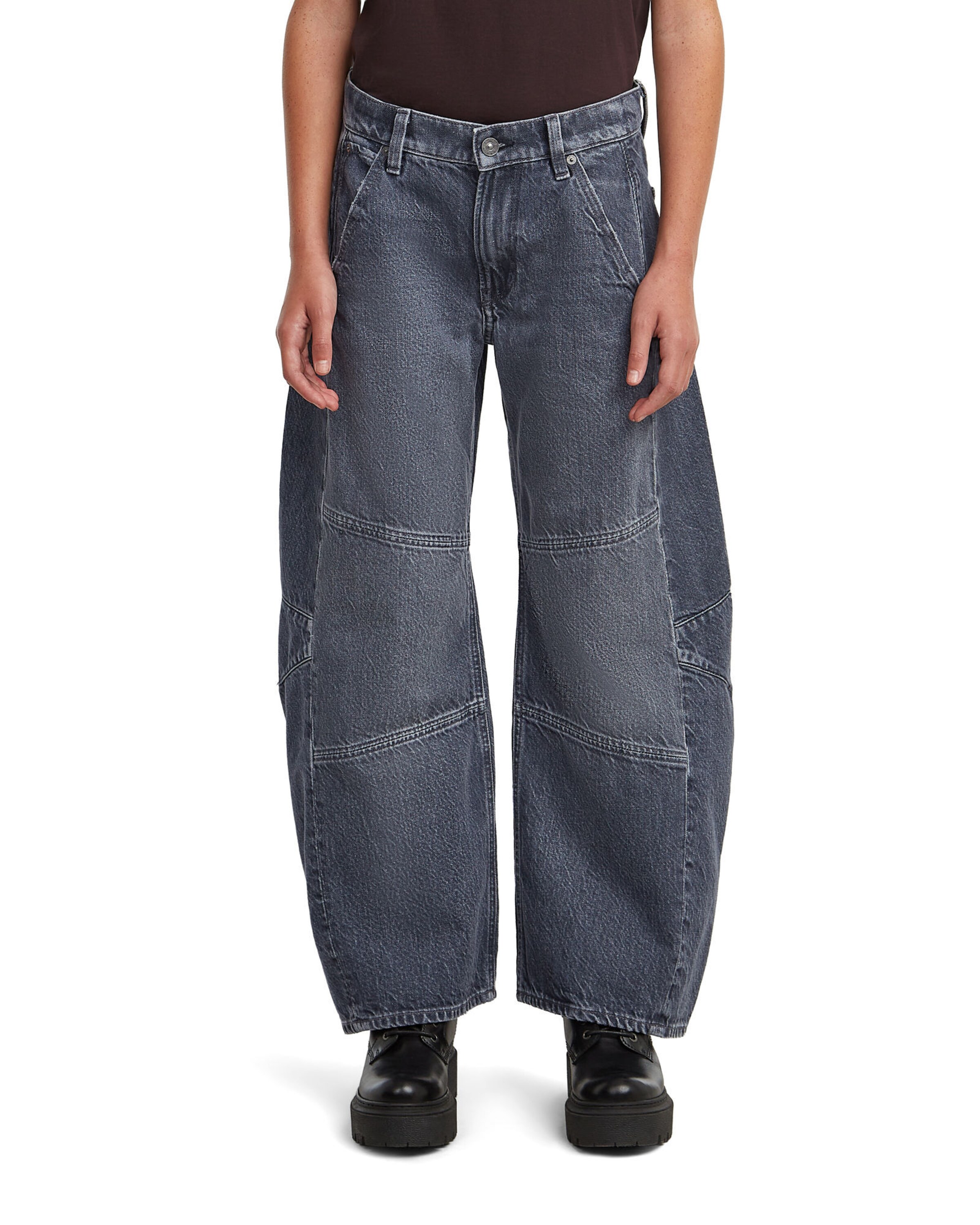 G-STAR Loosefit Jeans 'Girls Bowey Extreme Carpenter Jeans' in Blauw: voorkant