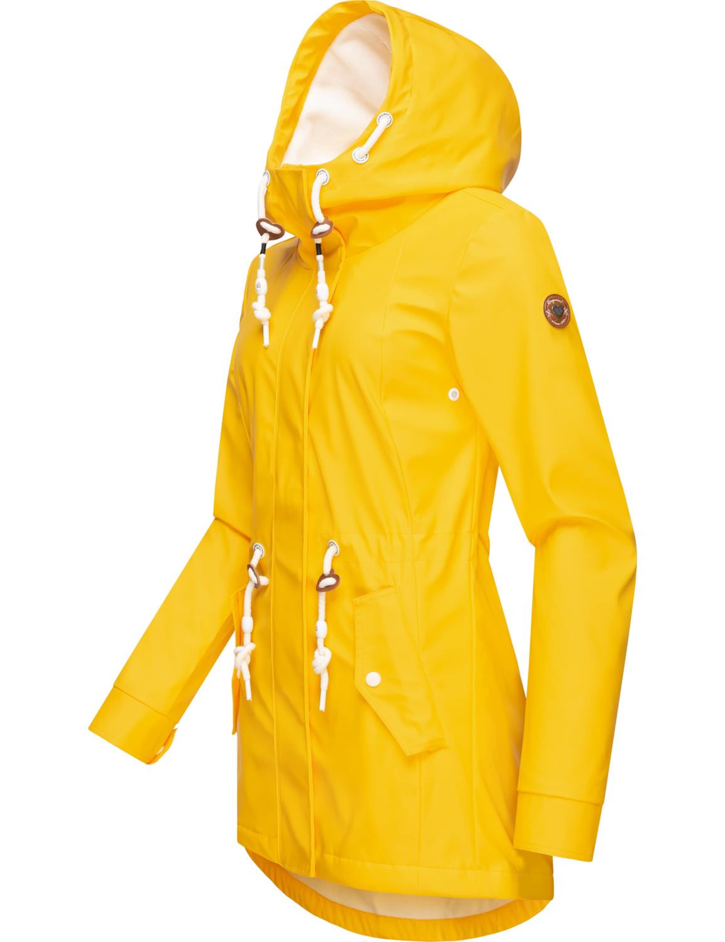 Giacca funzionale 'Monadis' di Ragwear in giallo