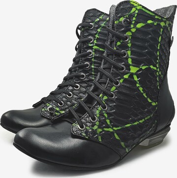 TIGGERS Lace-Up Ankle Boots in Black