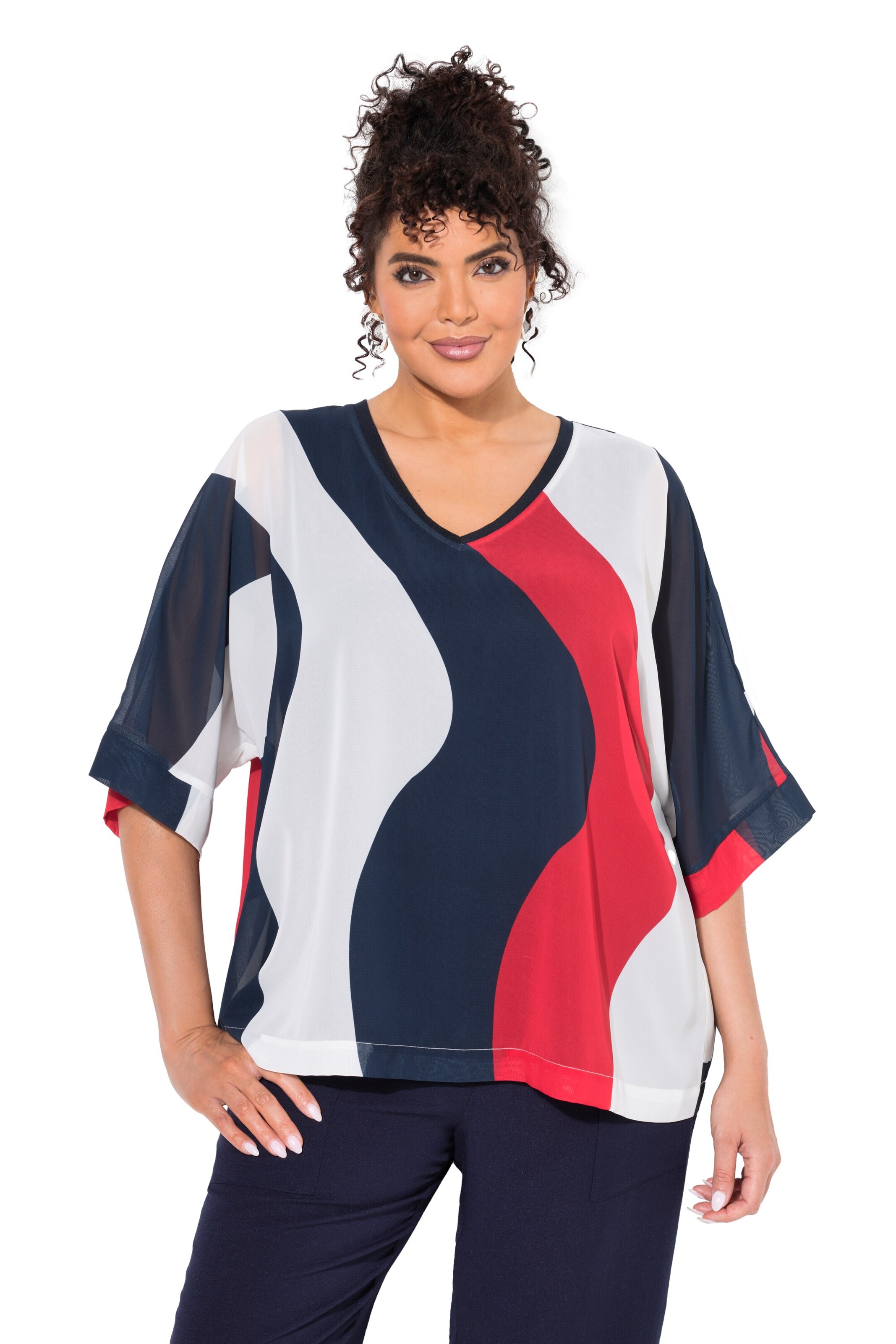 Ulla Popken Tunic in Blue: front