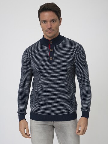 Pull-over 'Tammy' Sir Raymond Tailor en bleu : devant