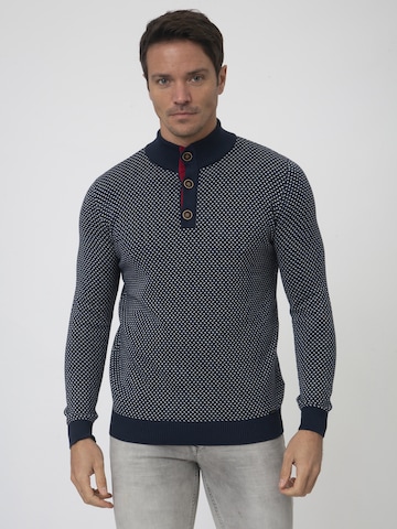 Pullover 'Tammy' di Sir Raymond Tailor in blu: frontale