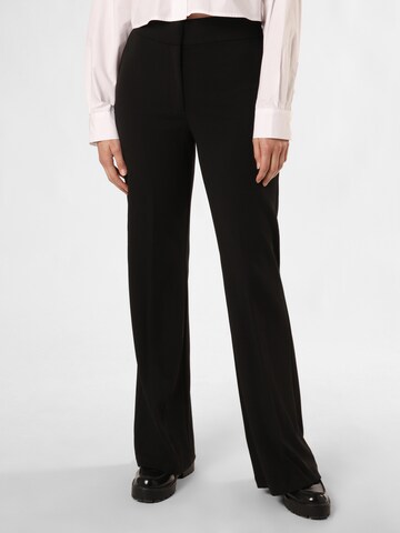 DKNY Regular Pleated Pants in Black: front