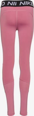 NIKE Skinny Sports trousers 'Pro' in Pink