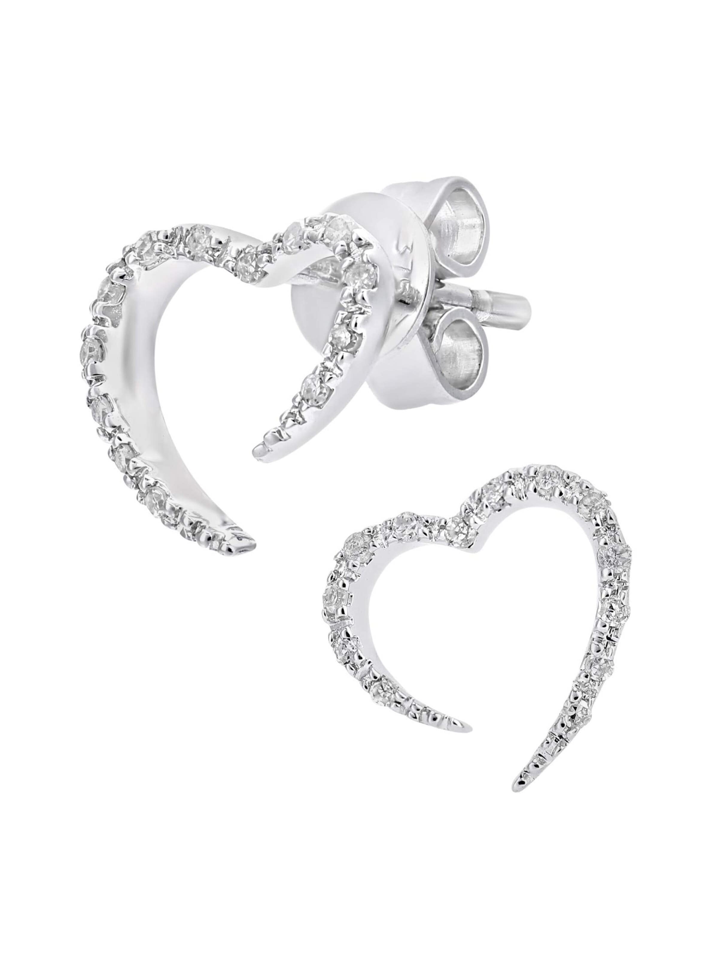 Boucles d'oreilles DIAMANT LETERNEL en argent