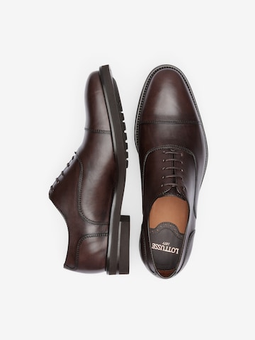 LOTTUSSE Lace-Up Shoes 'Holborn' in Brown