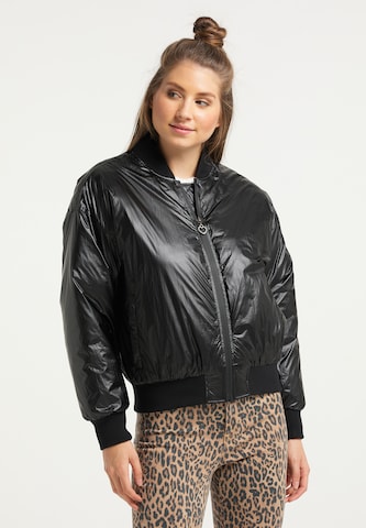 MYMO Between-Season Jacket in Black: front