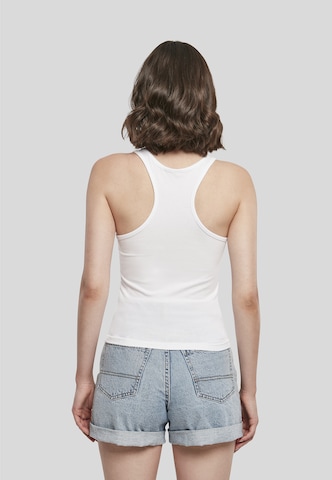 Urban Classics - Top 'Lemon Racer' em branco
