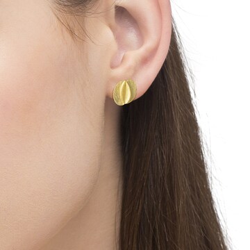 Boucles d'oreilles Heideman en or : devant