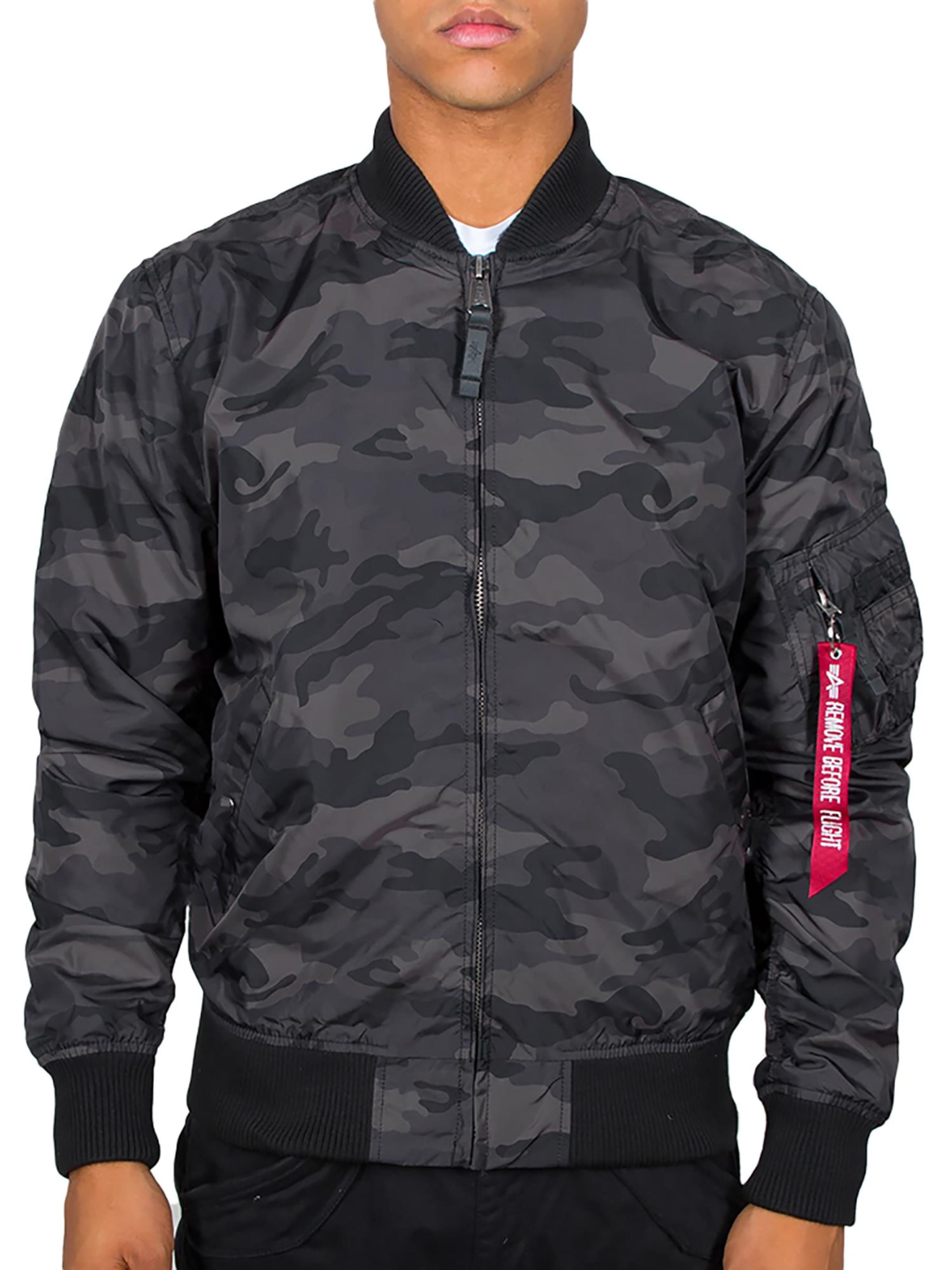 ALPHA INDUSTRIES Φθινοπωρινό και ανοιξιάτικο μπουφάν 'MA-1 TT' σε μαύρο