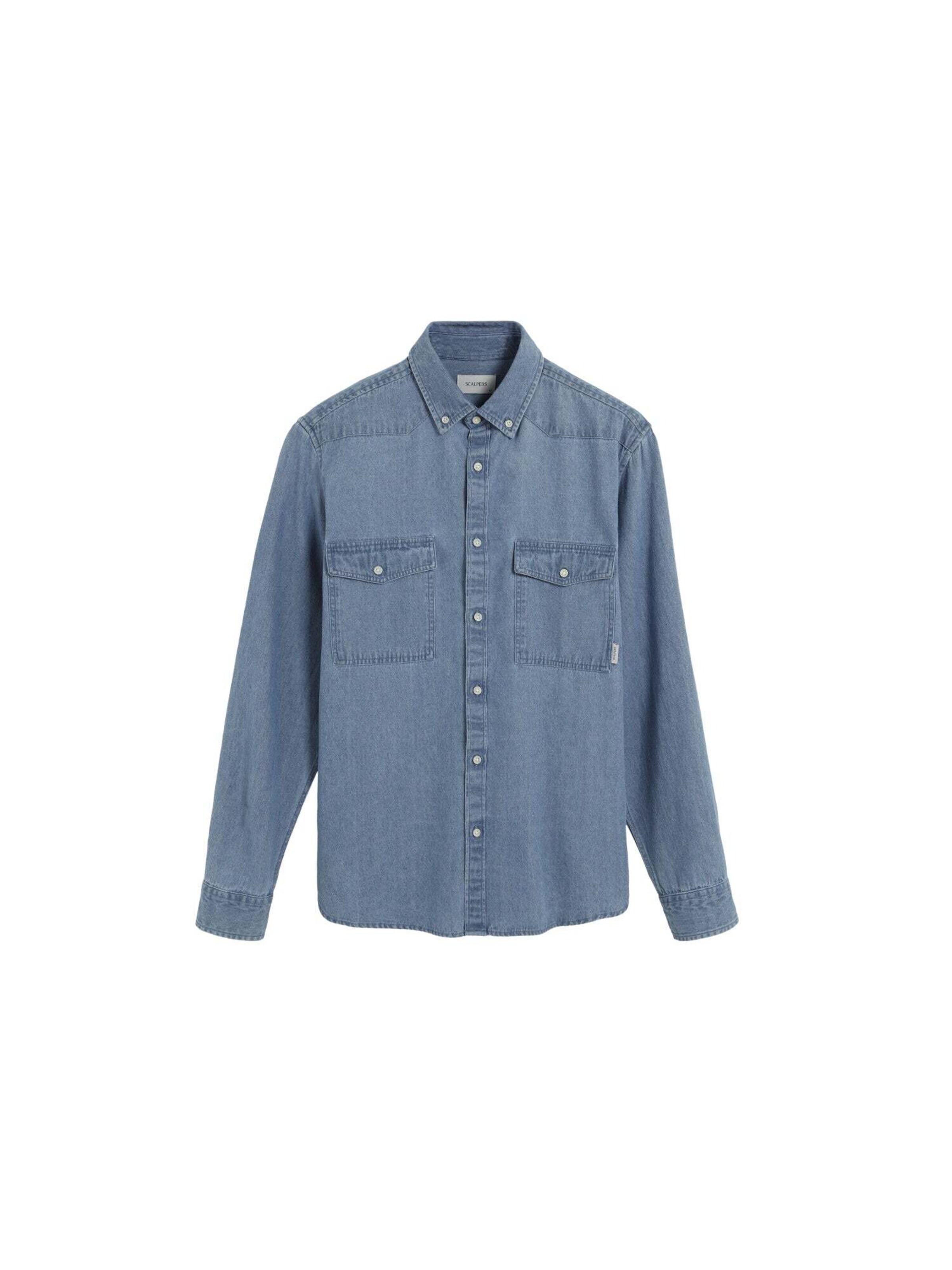 Scalpers Regular fit Ing - kék: elől