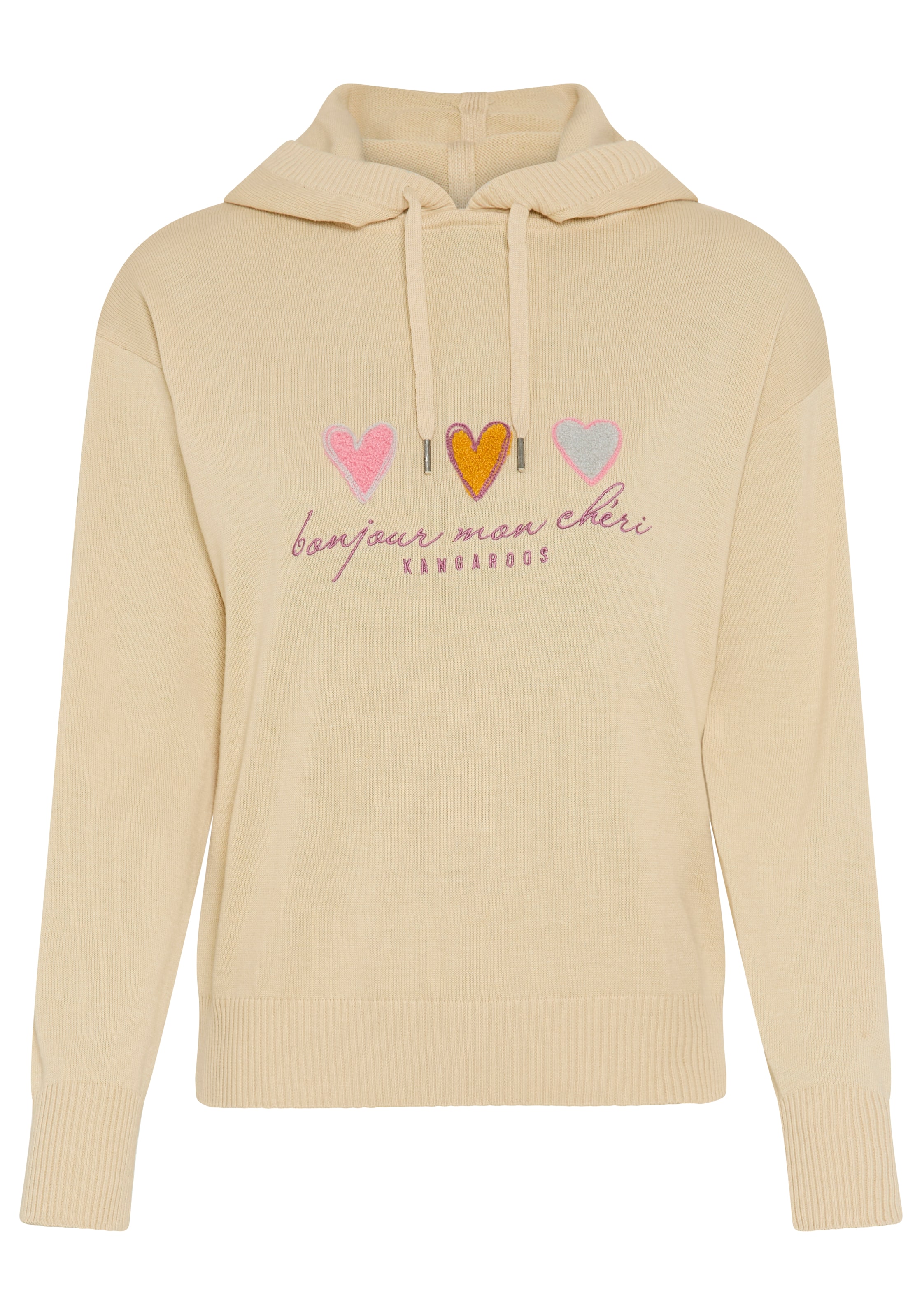 KangaROOS Pullover in Beige: Vorderseite