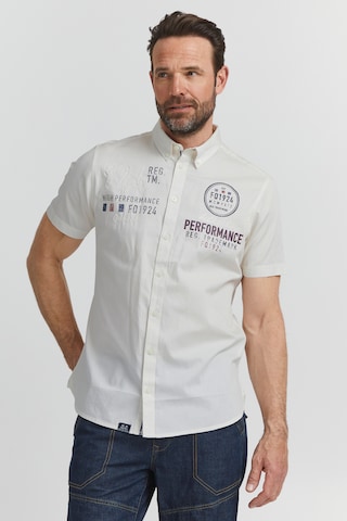 FQ1924 Regular fit Button Up Shirt 'Rontus' in White: front