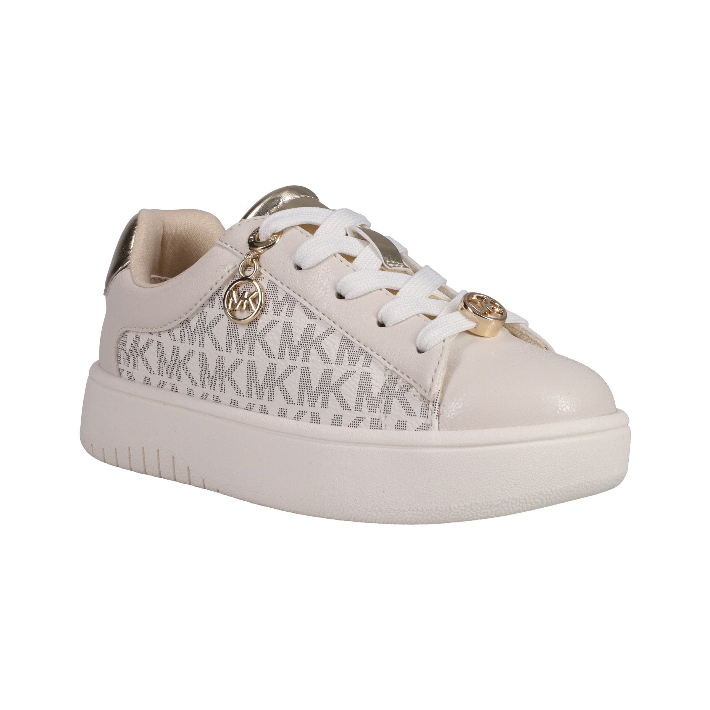 Sneaker 'DOTTIE' di Michael Kors Kids in beige: frontale