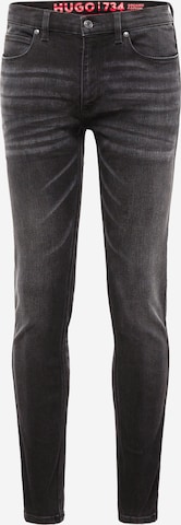 HUGO Red Skinny Jeans 'HUGO 734' i grå: framsida