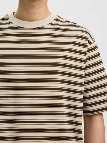 SELECTED T-Shirt in Beige