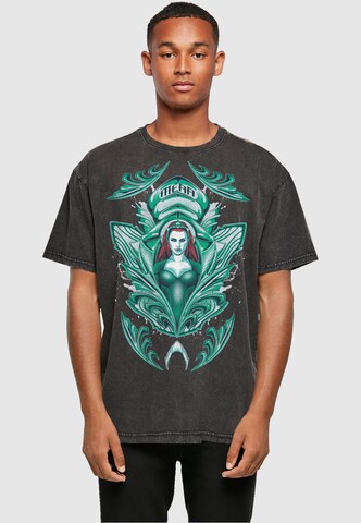 ABSOLUTE CULT Shirt 'Aquaman - Mera' in Zwart: voorkant