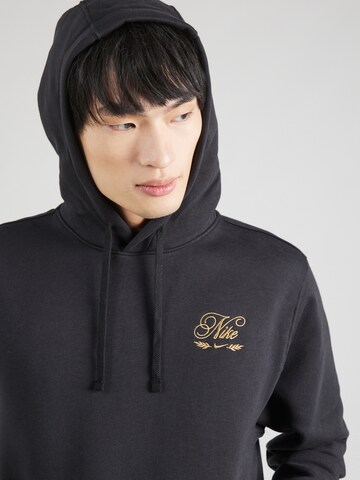 juoda Nike Sportswear Megztinis be užsegimo 'CLUB'