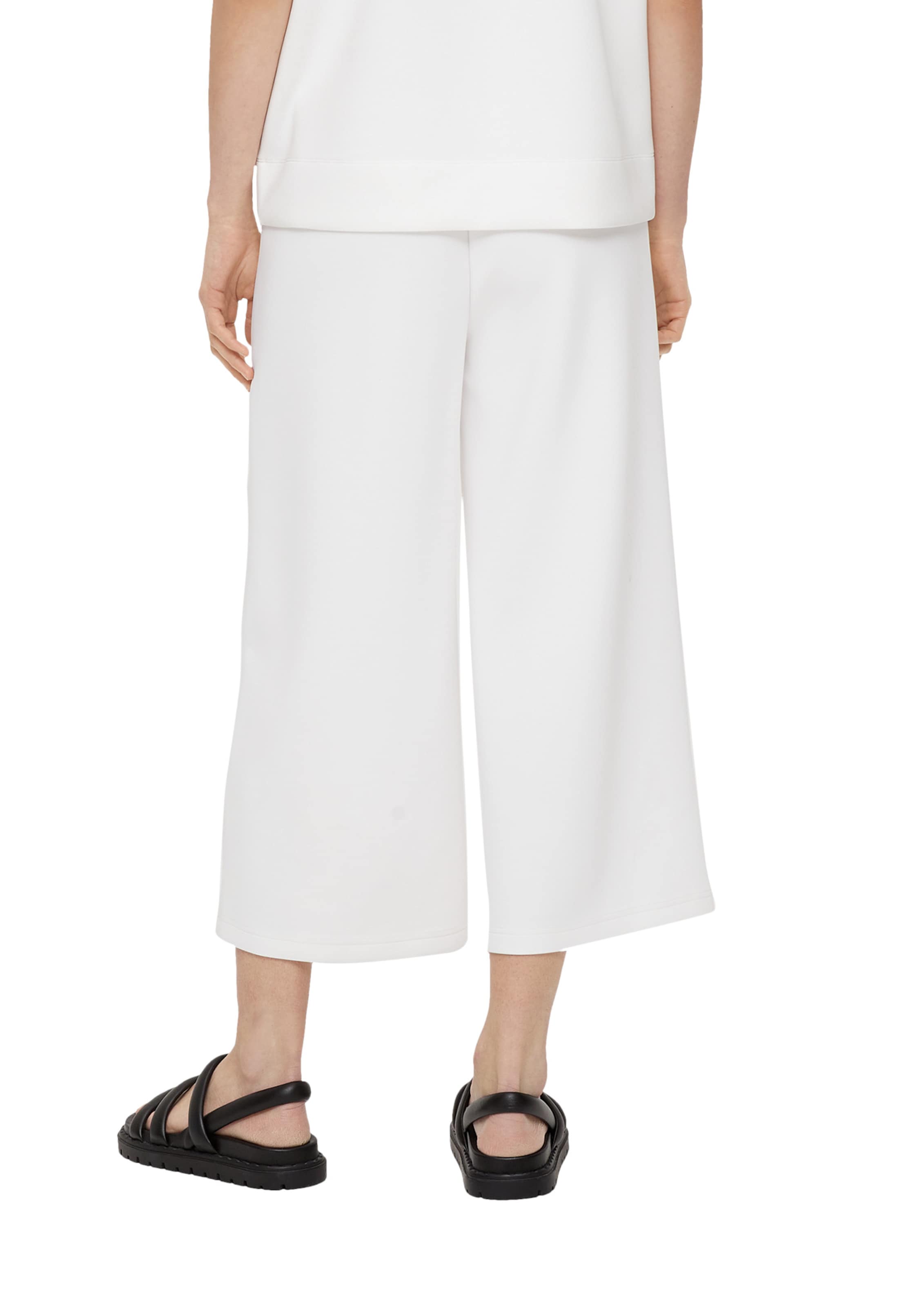 s.Oliver Wide leg Broek in Beige