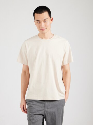 Maglietta 'SLHASPEN' di SELECTED HOMME in beige: frontale