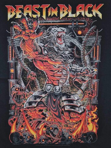 Rockshirts Shirt 'Beast In Black Power Of The Beast' in Zwart